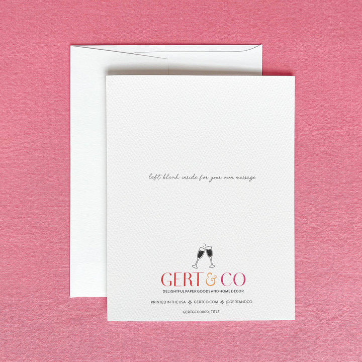 Love You More Than Bubbles Card