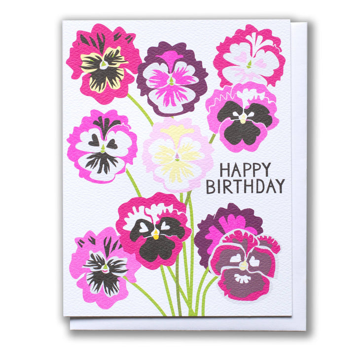 Happy Pansy Card