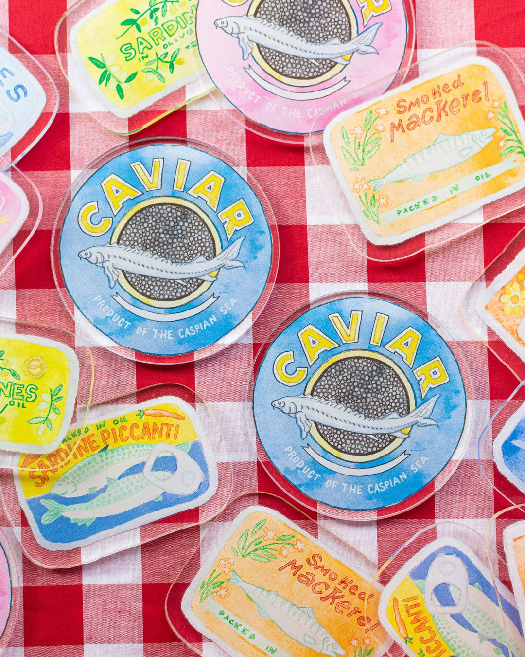Blue Caviar Thick Coaster
