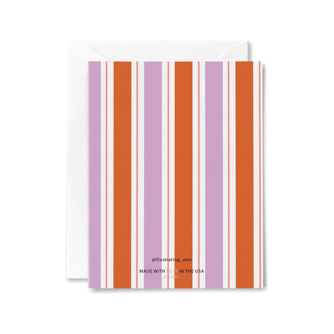 Floral Stripes Birthday