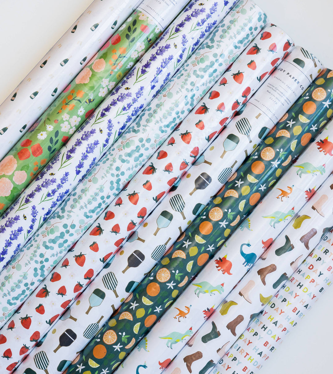 Champagne Wrapping Paper Continuous Roll