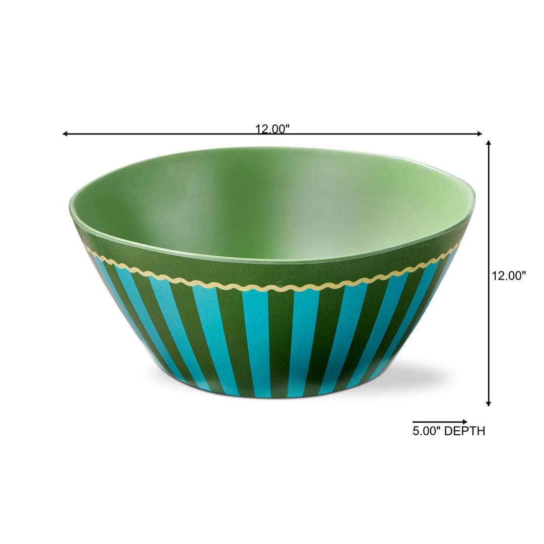 Cabana Stripe Serving Bowl
