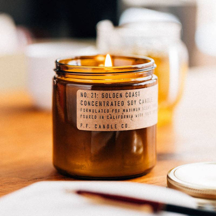 Golden Coast Large Candle