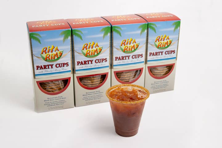 Bloody Mary Pre Rimmed Cups