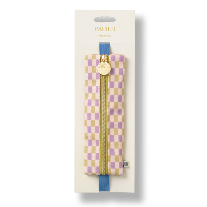 Checkered Pen Pouch