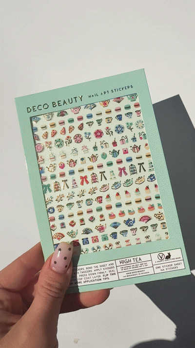 High Tea Nail Art Stickers