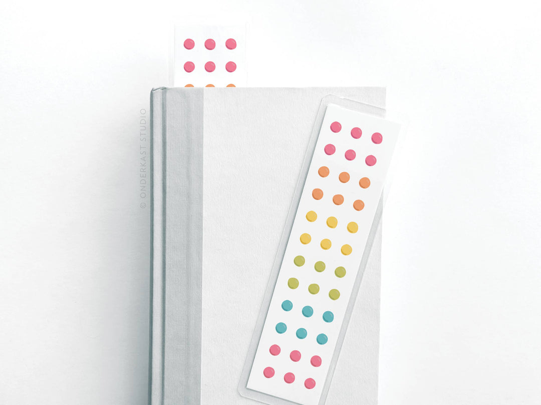 Button Candy Laminated Bookmark