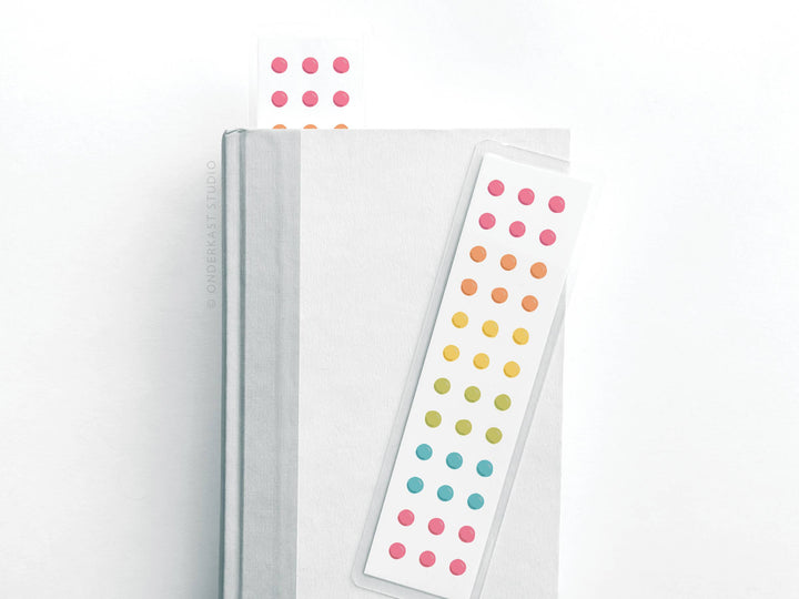 Button Candy Laminated Bookmark