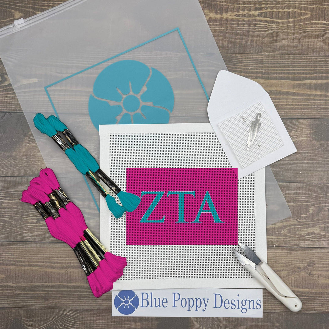 Zeta Tau Alpha Needlepoint Kit
