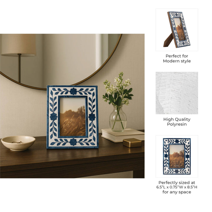 Wood Floral Petals Frame