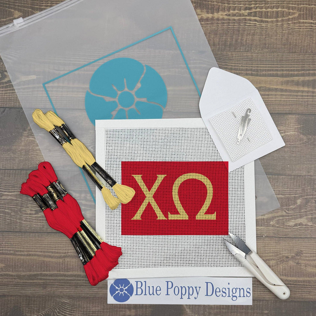 Chi Omega Needlepoint Kit