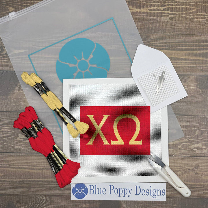 Chi Omega Needlepoint Kit
