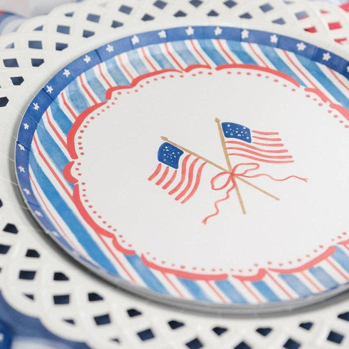 Patriotic Dessert Plates