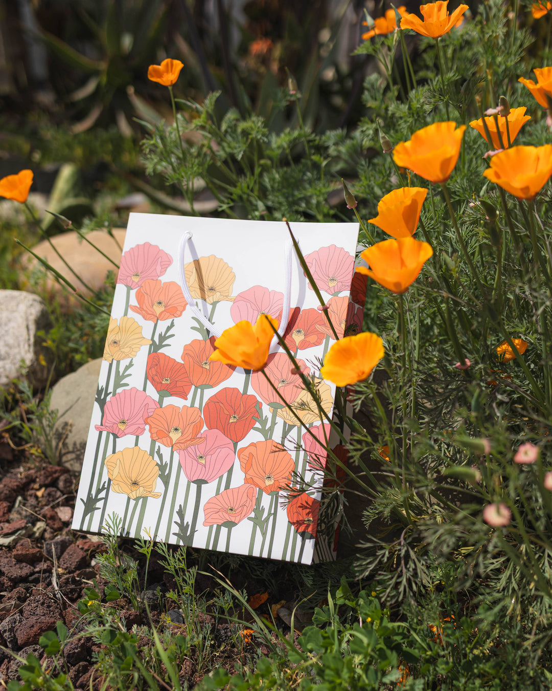 Poppy Fields Gift Bag
