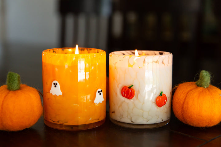 Pumpkin Patch Confetti Fall & Halloween Candle