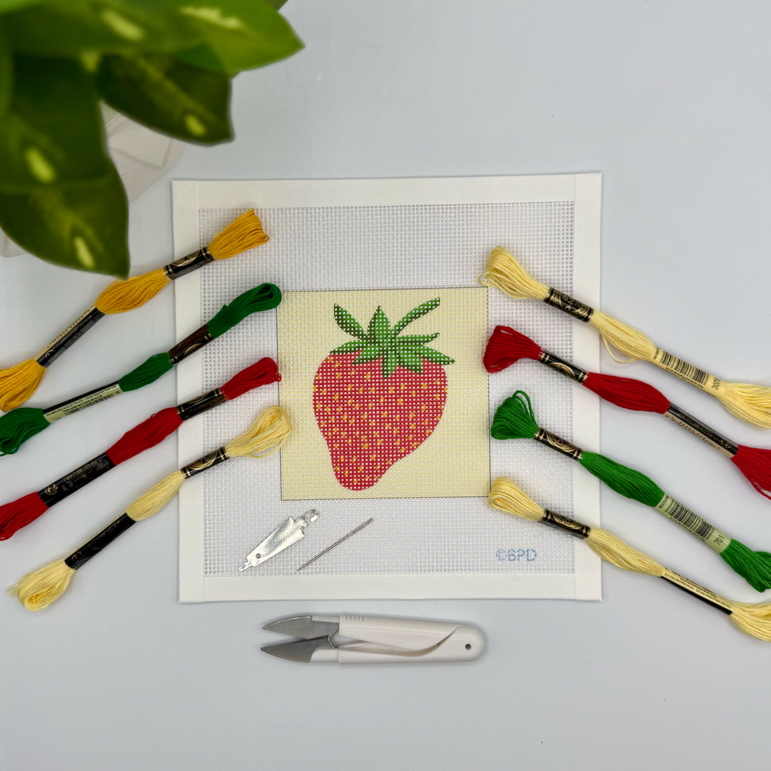 Strawberry Needlepoint Kit