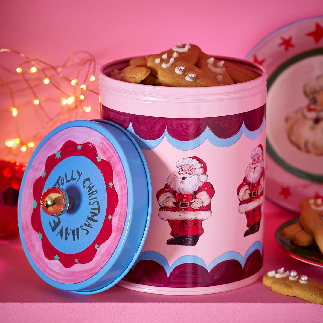 Jolly Santa Tin