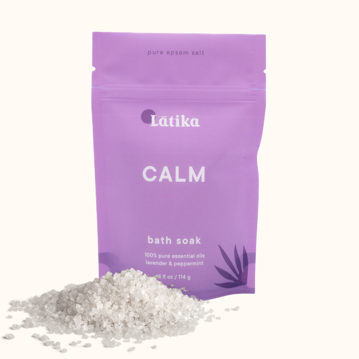 Calm Lavender Mint Epsom Salt Soak