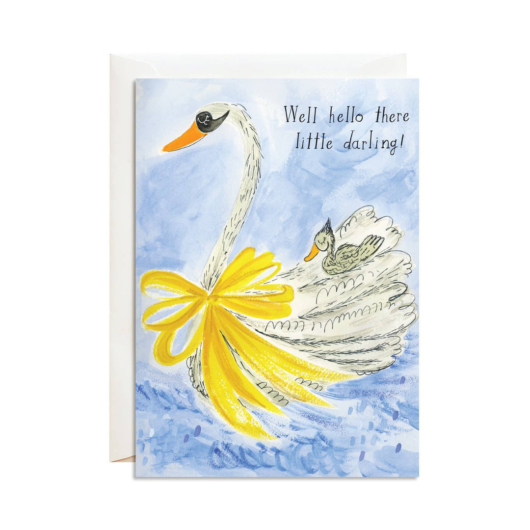 Baby Swan Greeting Card