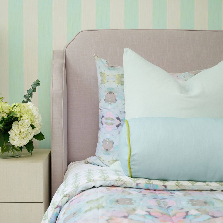 Robin's Egg Solid Velvet Pillow