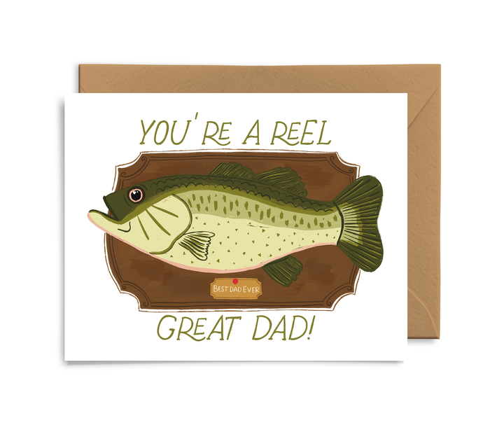 Reel Great Dad Card