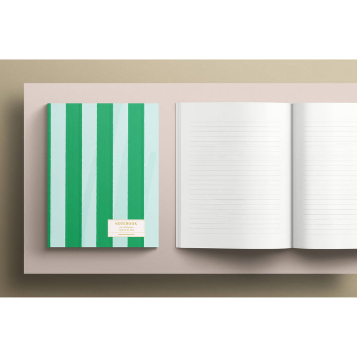 Cabana Striped Perfect Bound Journal