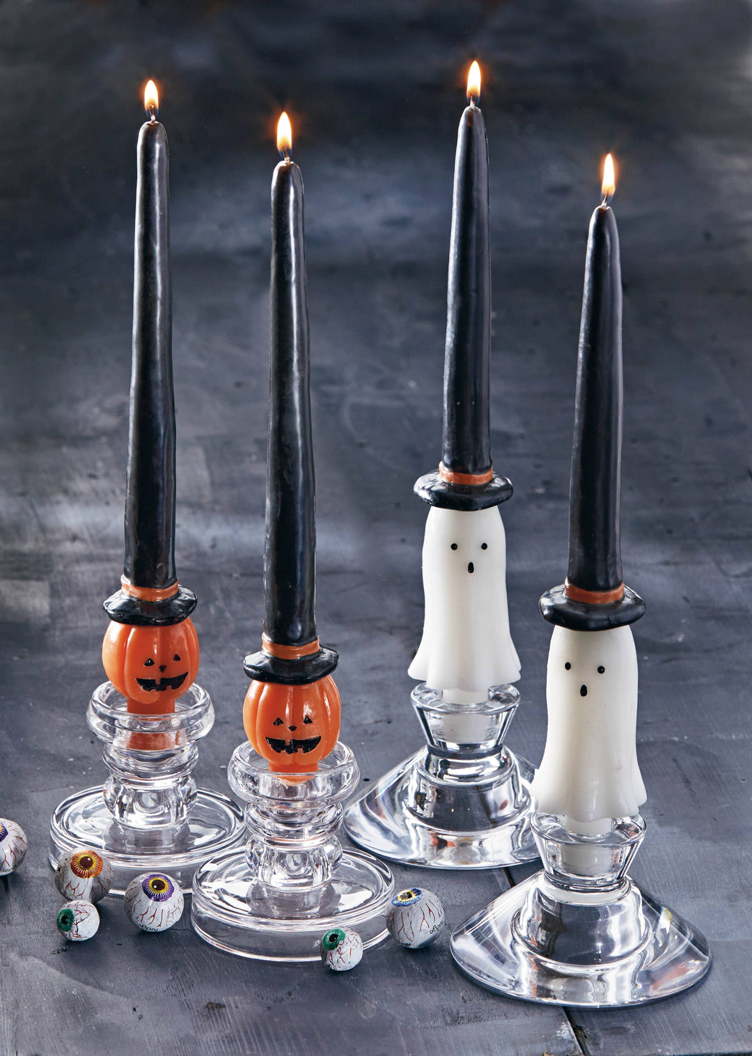 Halloween Witchy Ghost Tapers