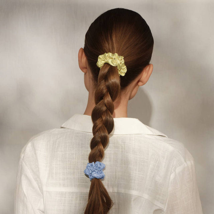 Ruched Satin Scrunchies