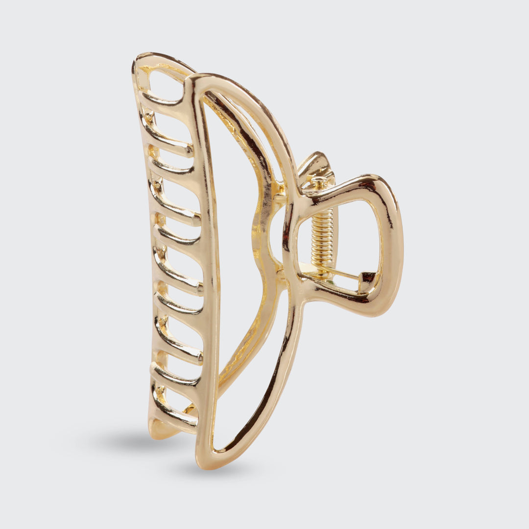 Gold Open Shape Claw Clip