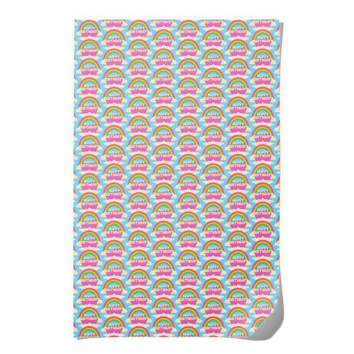 All Over Rainbows Wrapping Paper