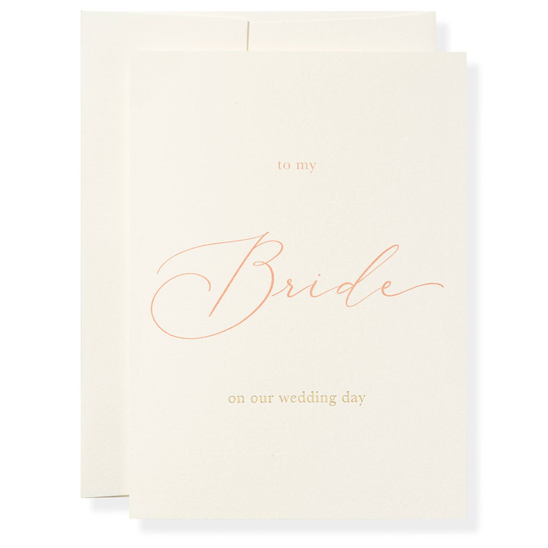 To My Bride Greeting Card