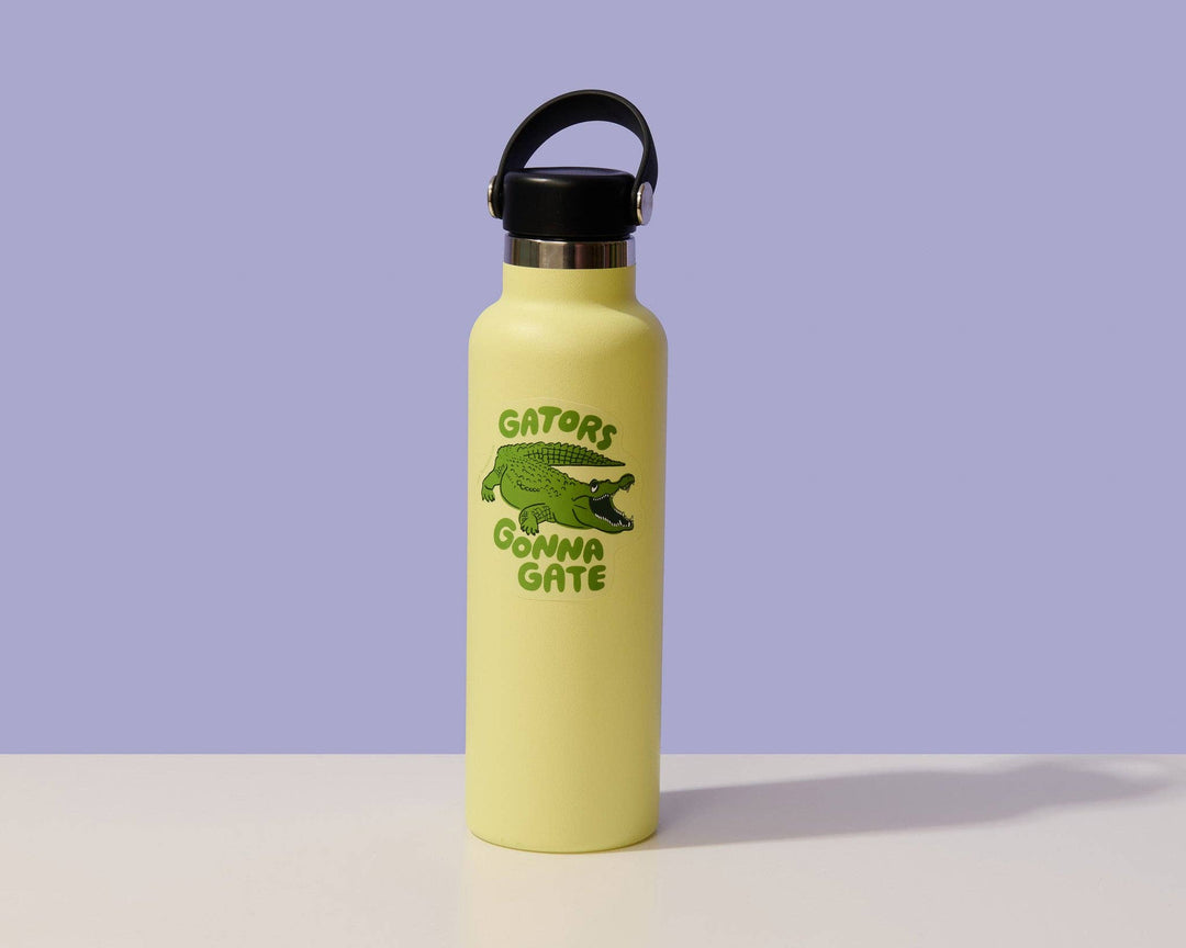 Gators Gonna Gate Alligator Vinyl Sticker