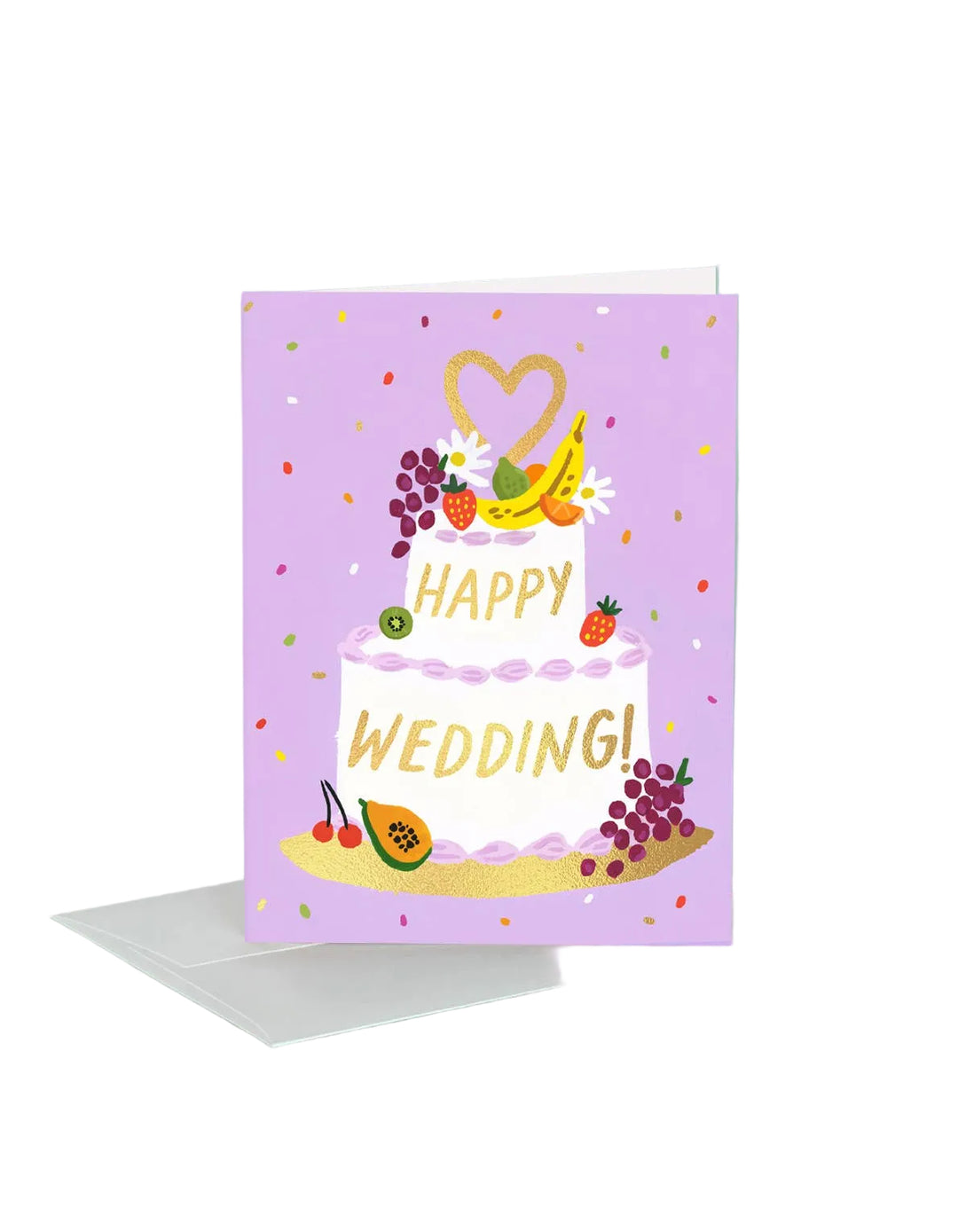 Fruity Wedding Cake Card