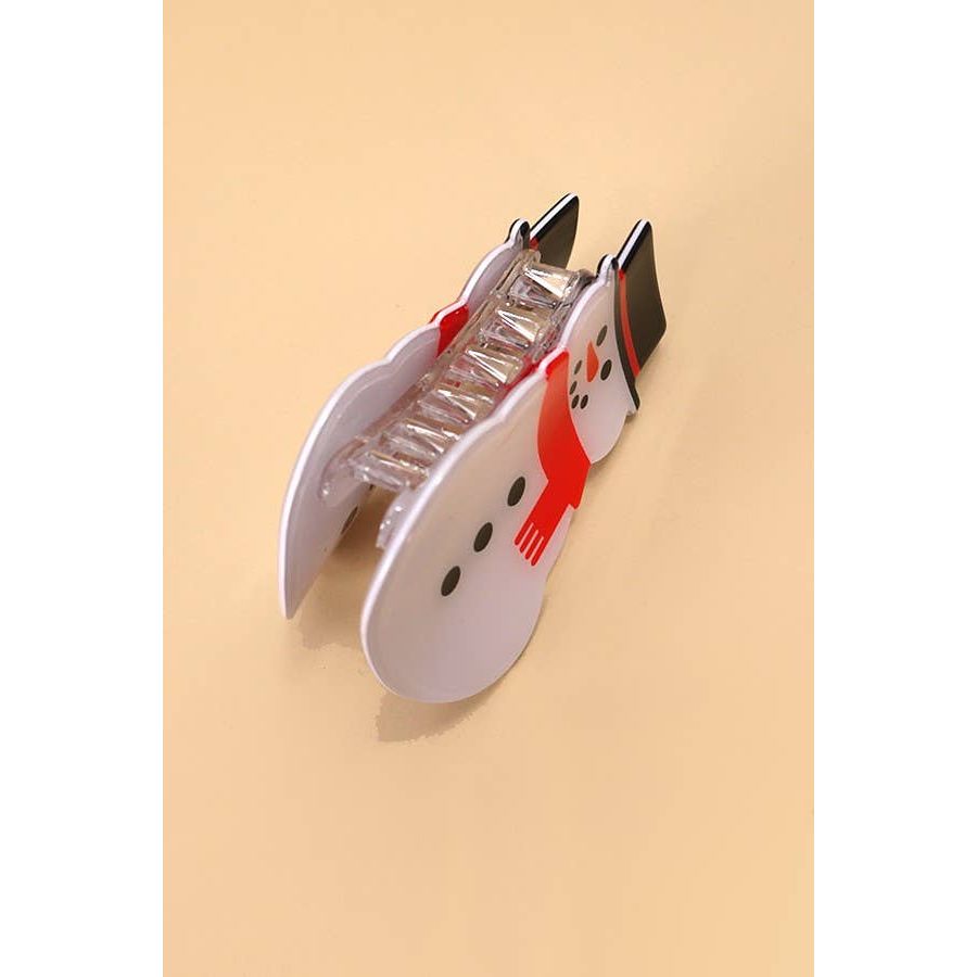 Christmas Santa Hair Claw Clips