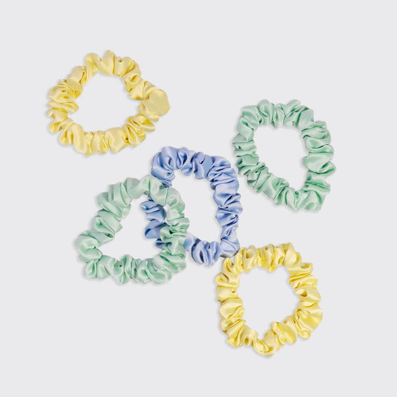 Ruched Satin Scrunchies