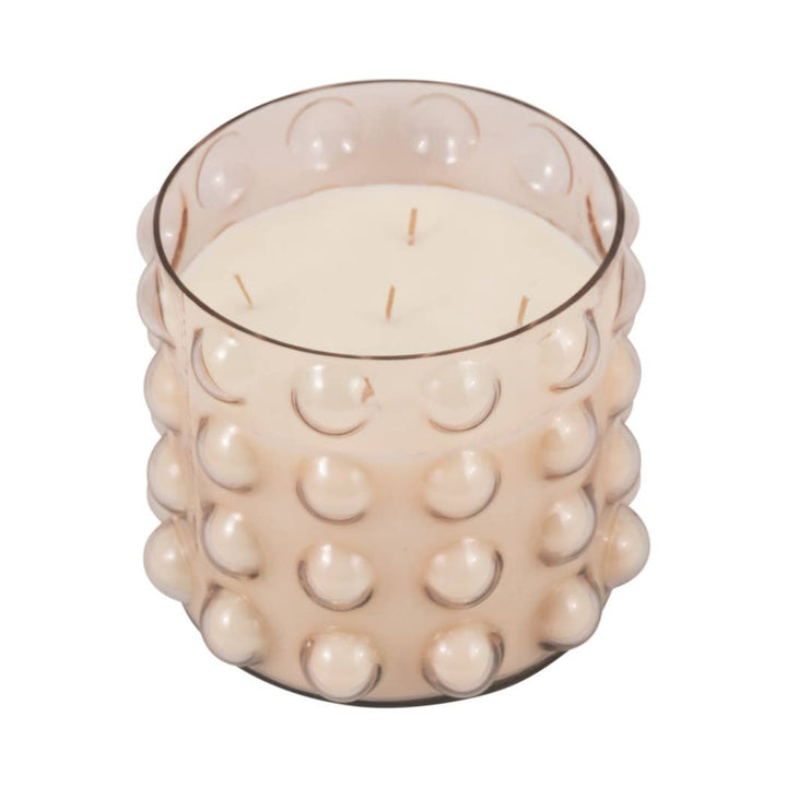 Peony and Blush Bubble Candle