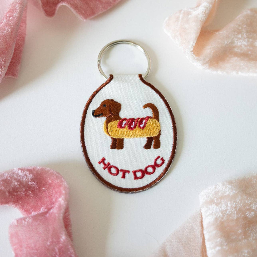 Hot Dog Keychain