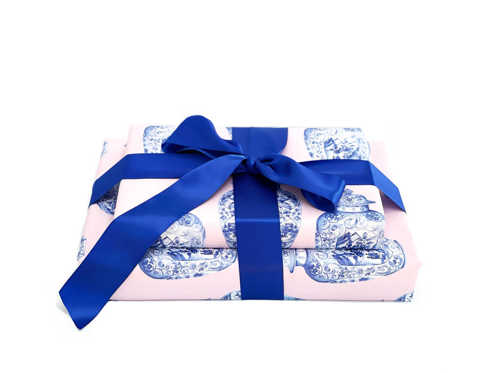 Pink Ginger Jar Gift Wrap