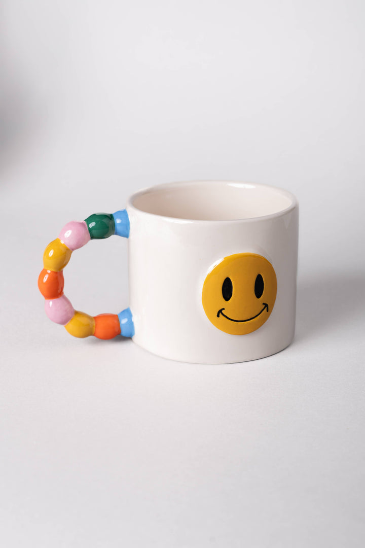 Smiley Face Novelty Ceramic Mug
