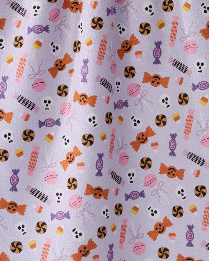 Spooky Sweets Tea Towel: Black