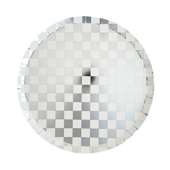 Out of the Blue Checkered Dessert Plates