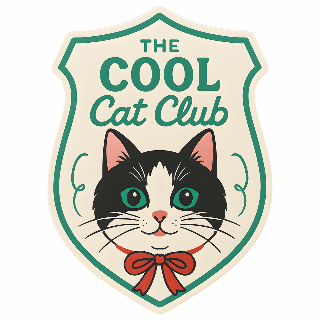 Cool Cat Club Sticker