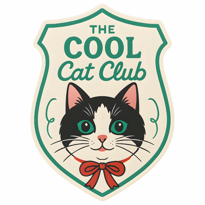 Cool Cat Club Sticker