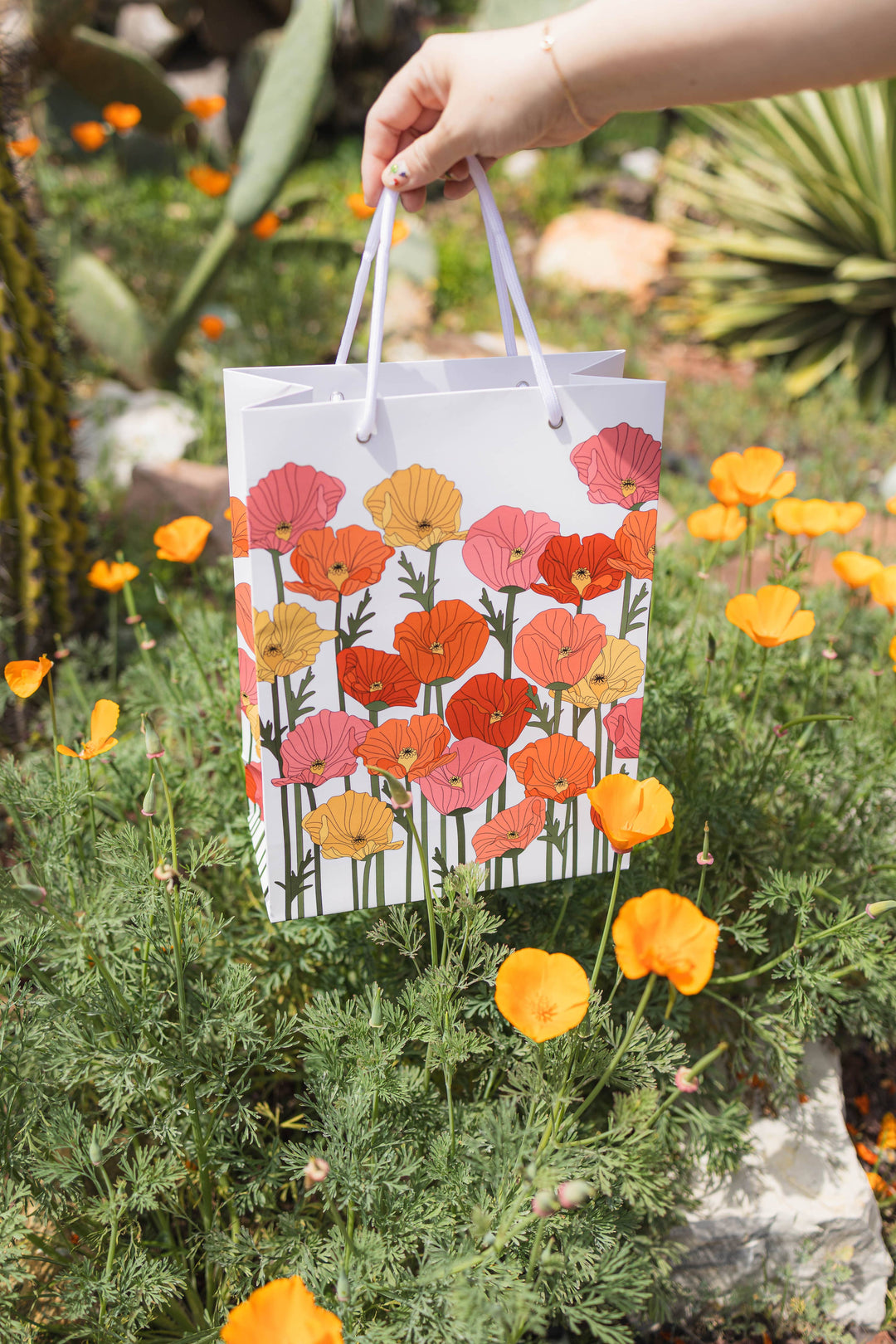 Poppy Fields Gift Bag