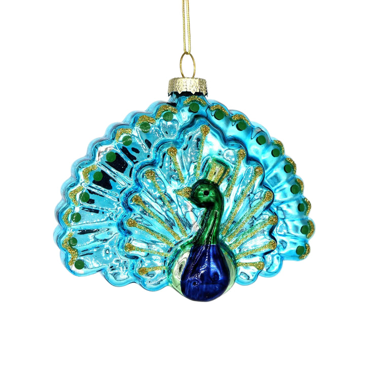 Peacock Christmas Ornament