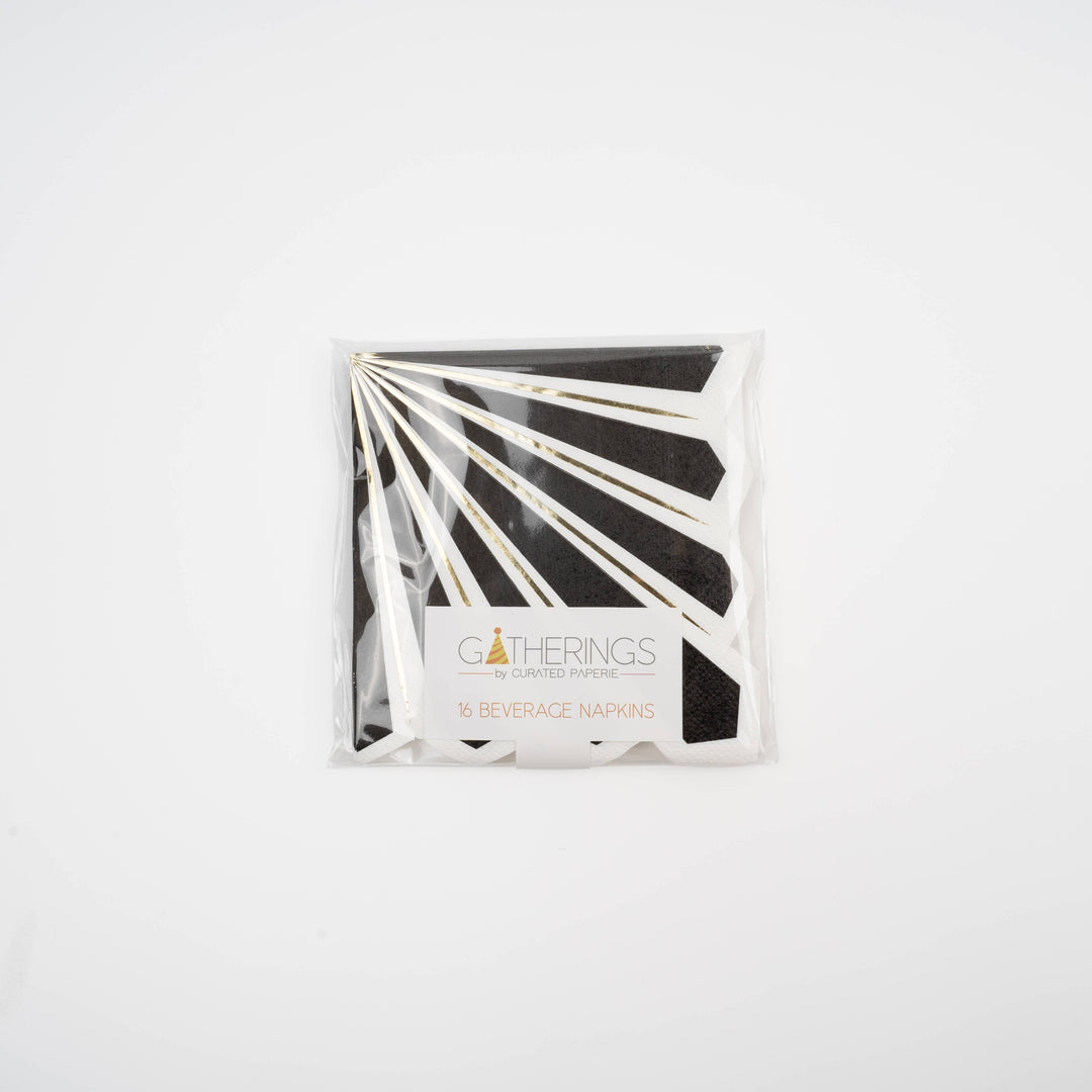Celebration Chic Black Napkin