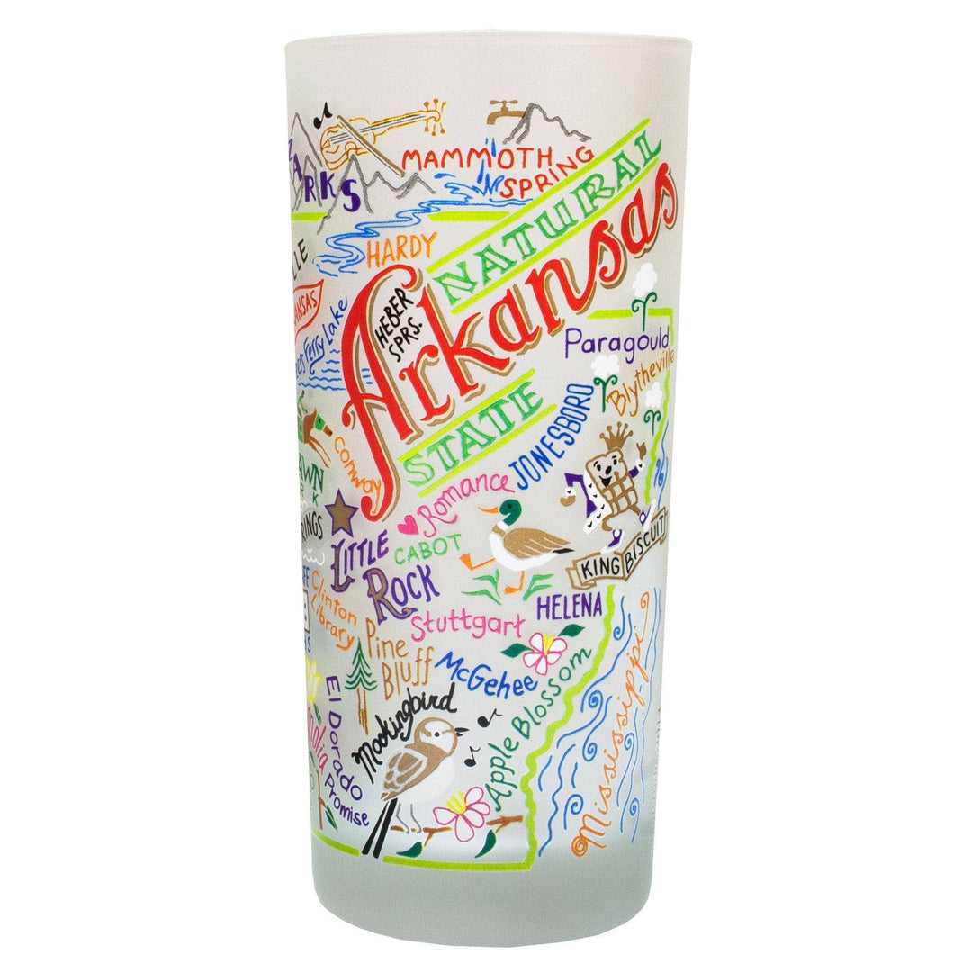 Arkansas Drinking Glass