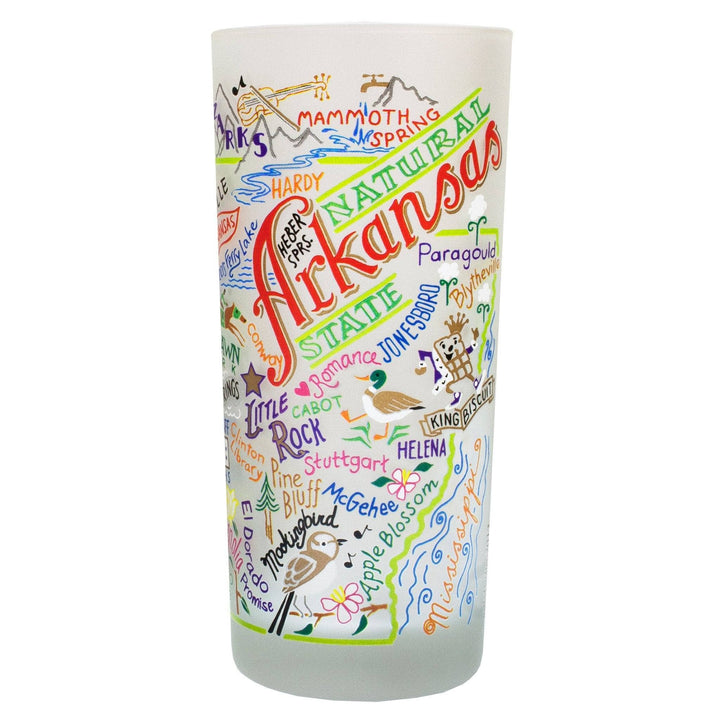 Arkansas Drinking Glass
