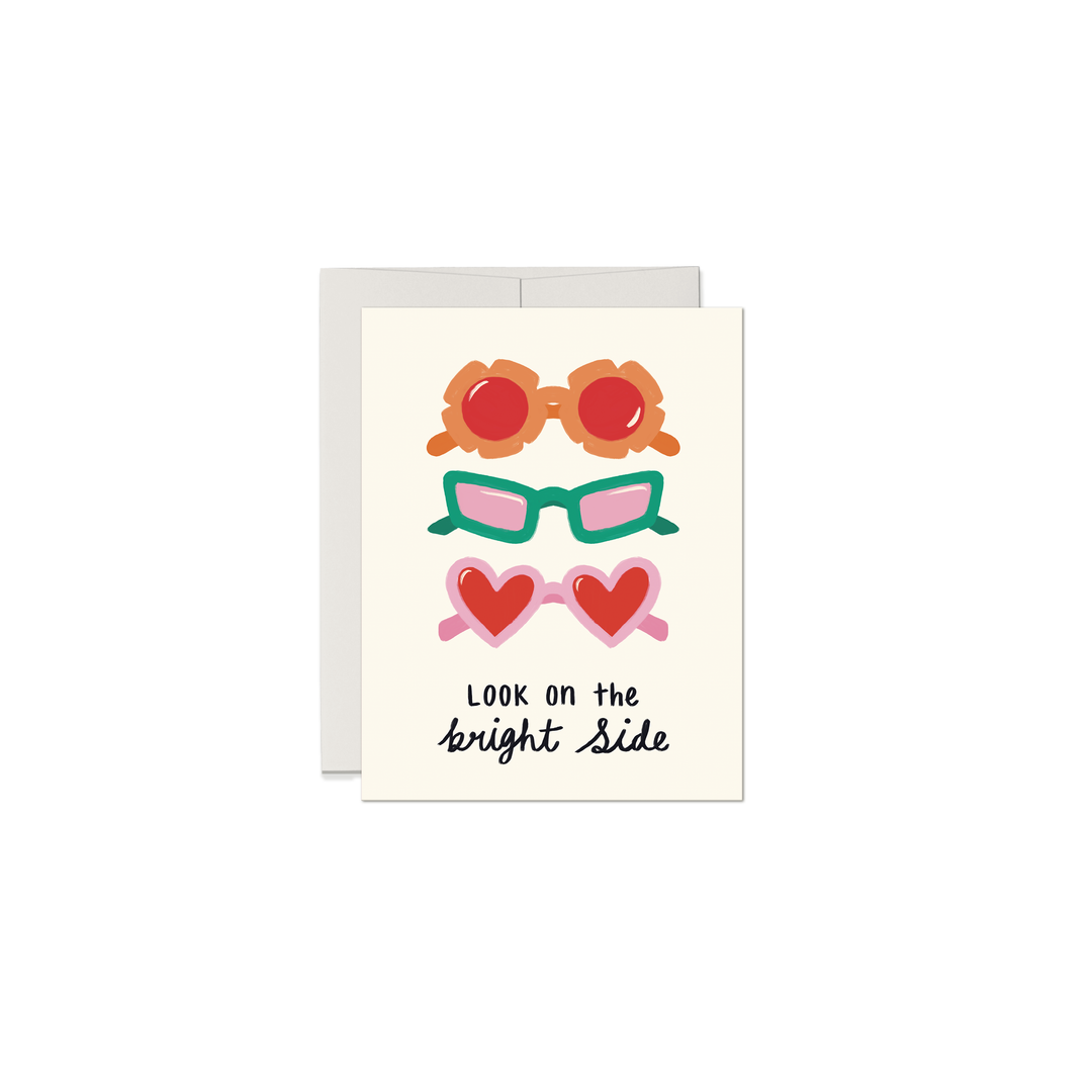 Look on the Bright Side Sunglasses Card