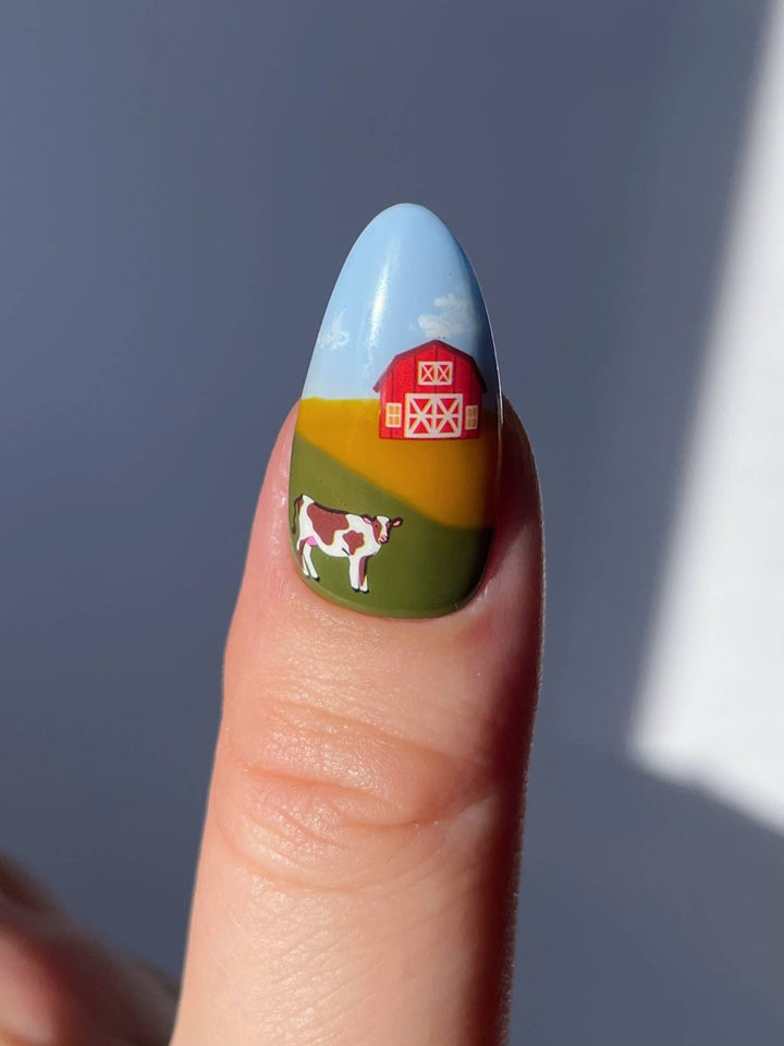 Sunflower Farm Nail Art Stickers